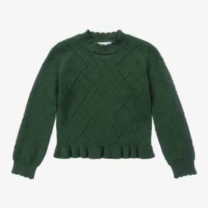 Abel & Lula Girls Knit Sweater  5865-51  Botella *