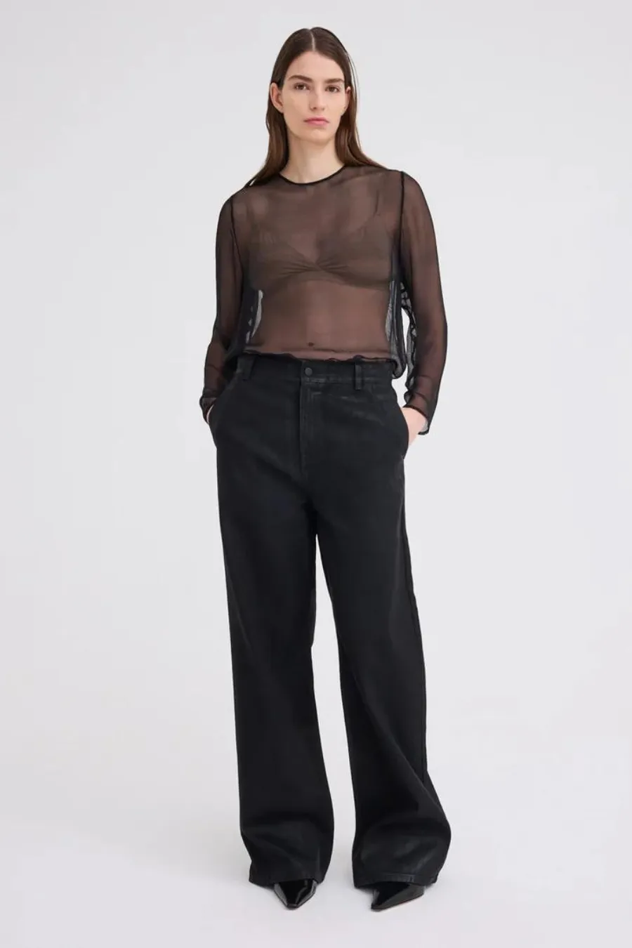 Alum Foiled Pant Black