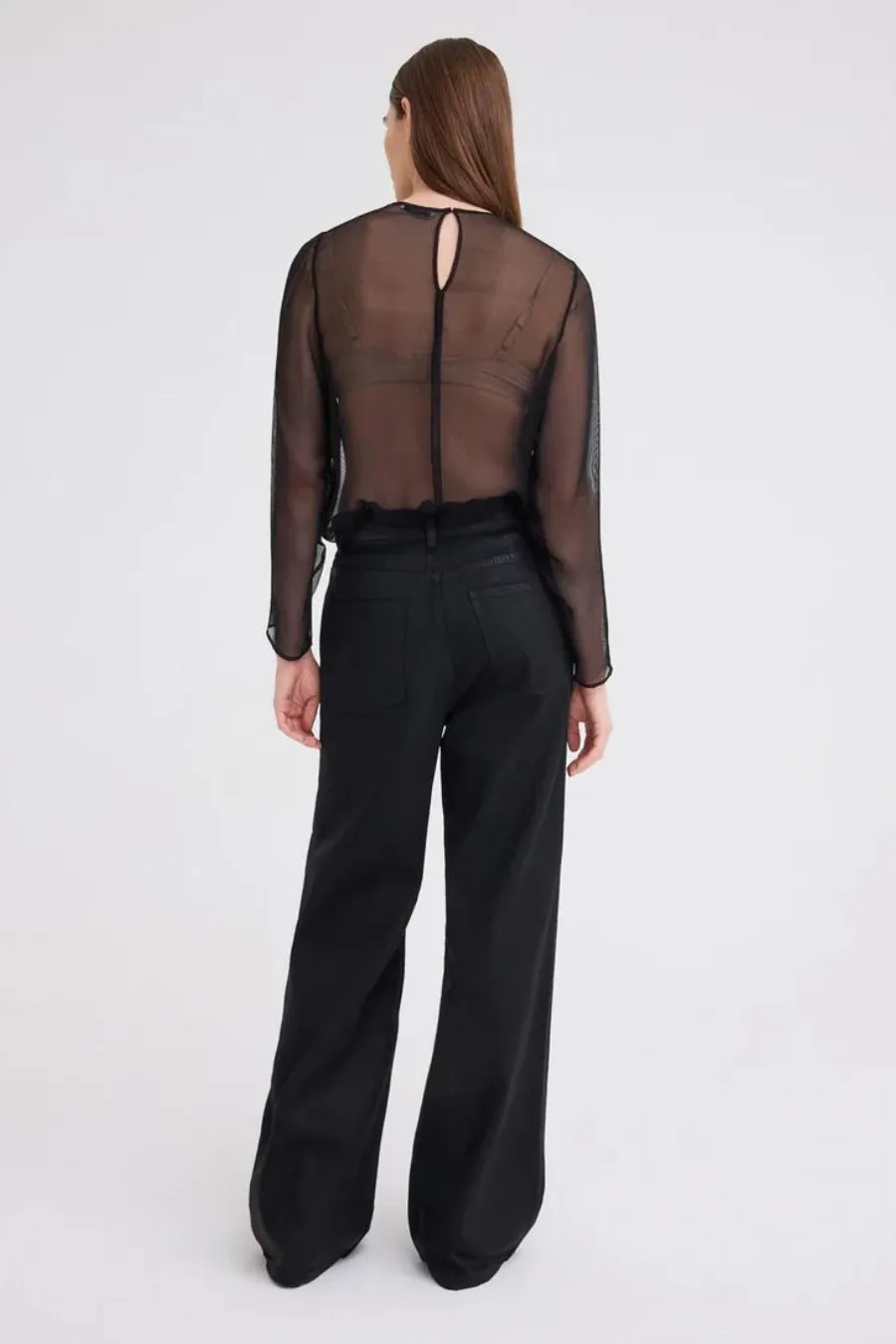 Alum Foiled Pant Black