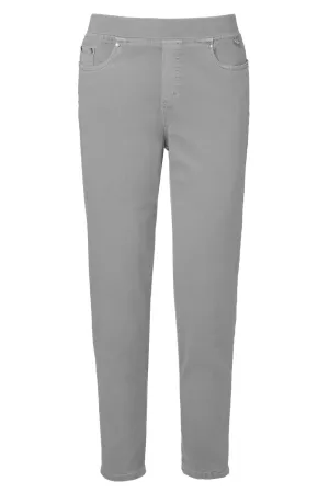 Anna Montana Angelika Rom 1106 Silver Grey 33 Jump In Pull On Jeans