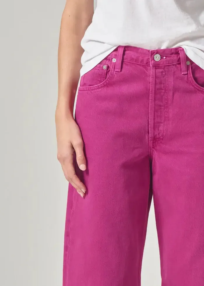 AYLA RAW HEM CROP IN TWILL