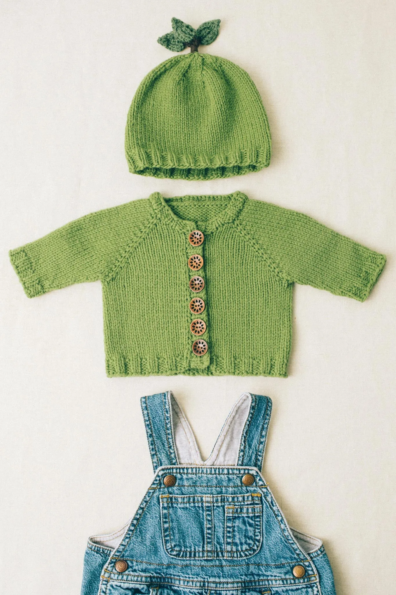 basic baby cardigan