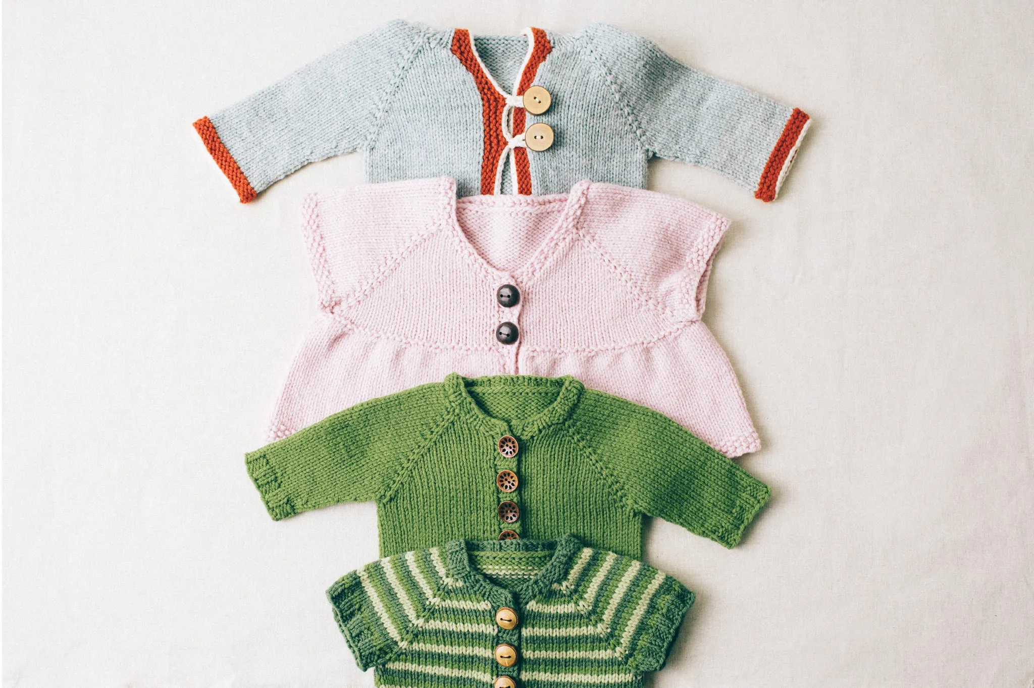 basic baby cardigan