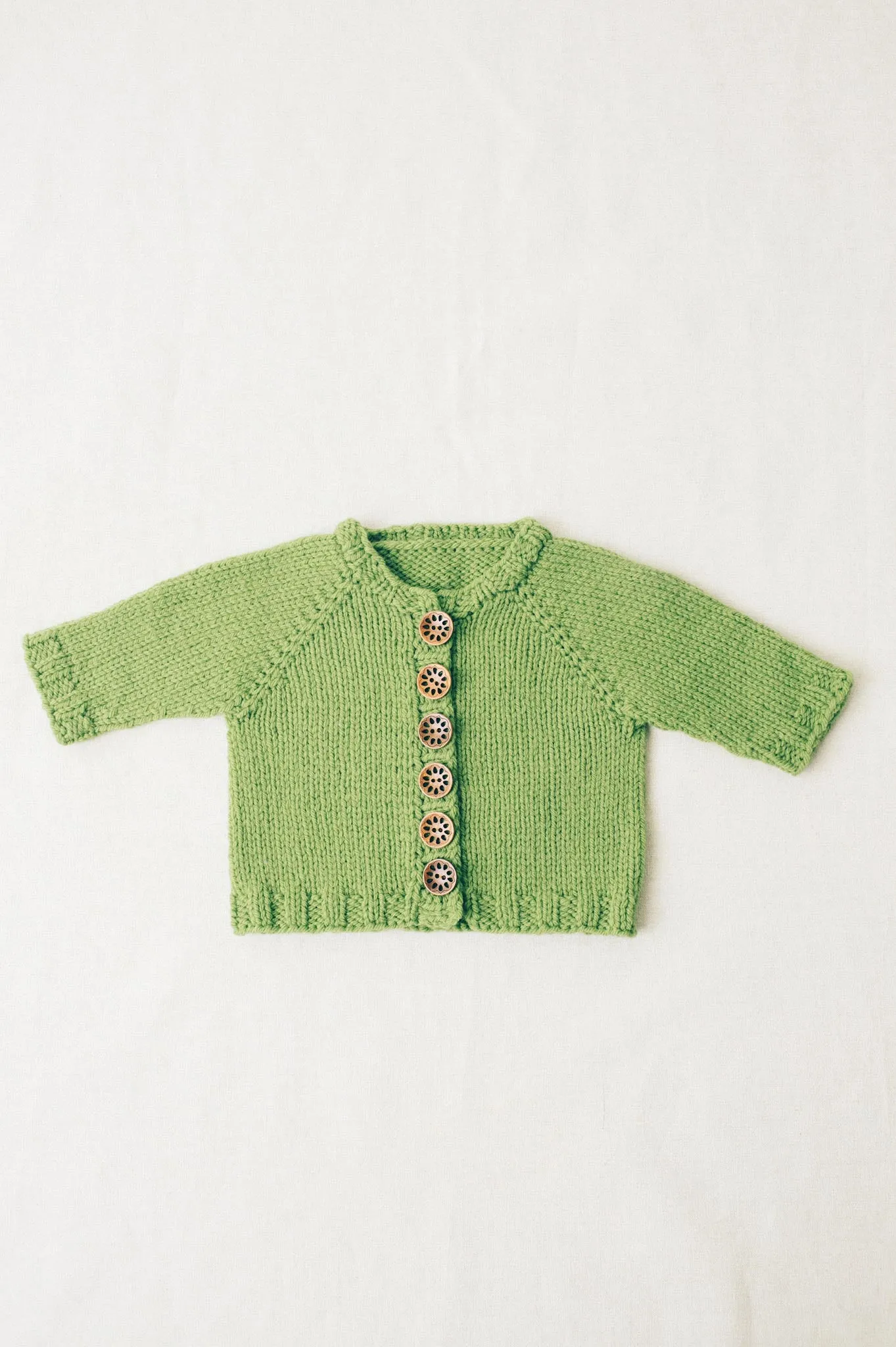 basic baby cardigan
