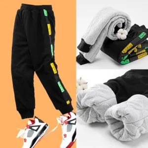 Boys Elastic Band Letter Printed Pants Wholesale Boy Boutique Clothing