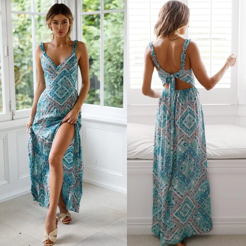 Brand new womens bohemian sleeveless Dress