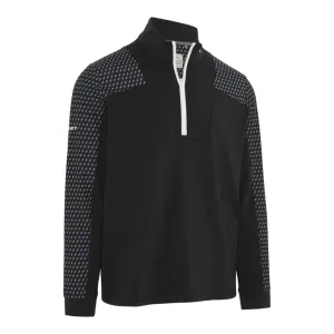 Callaway Golf Odyssey Chev Motion Print 1/4 Zip Pullover Top CGKSE064 - Caviar