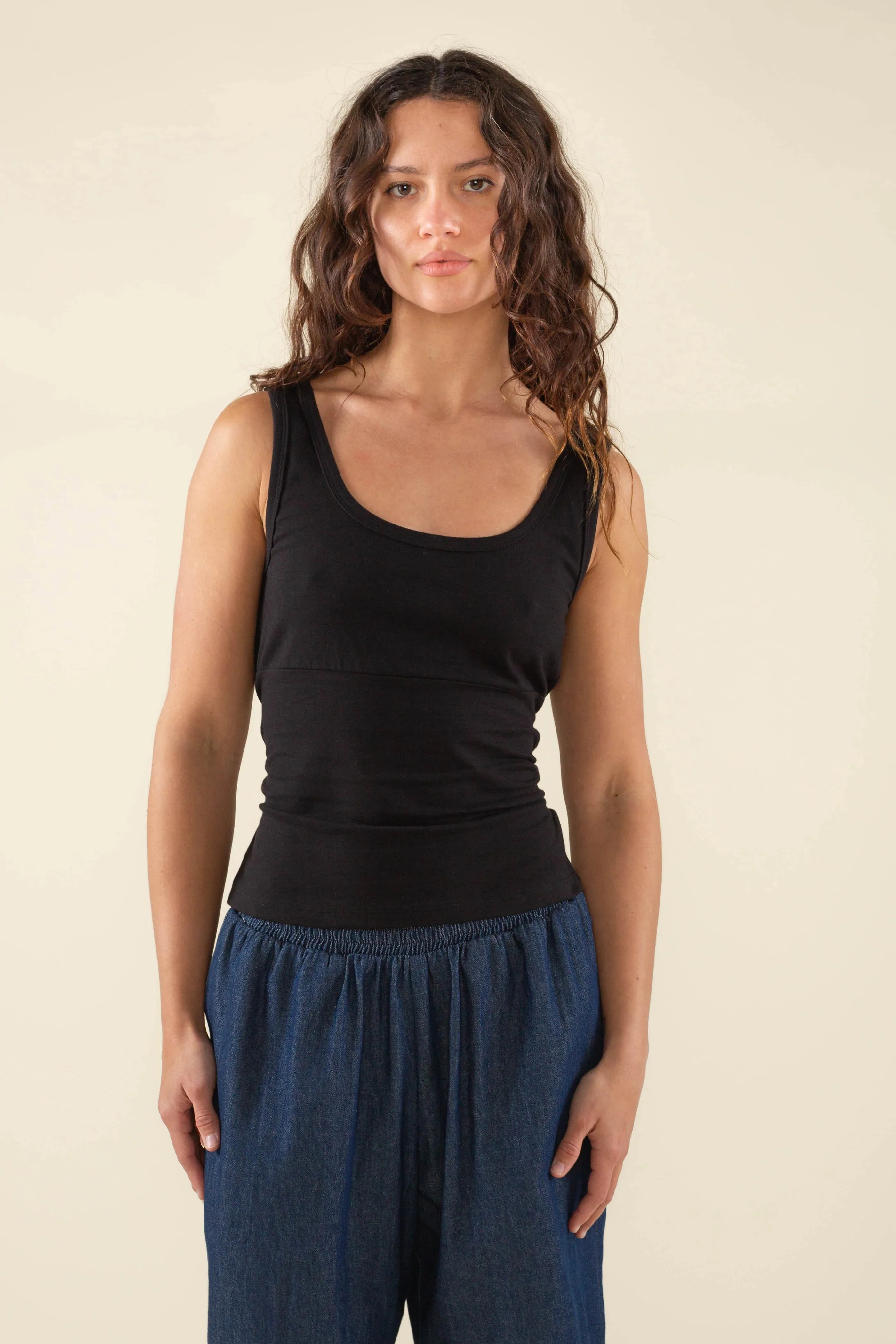 Caris Tie Back Jersey Tank