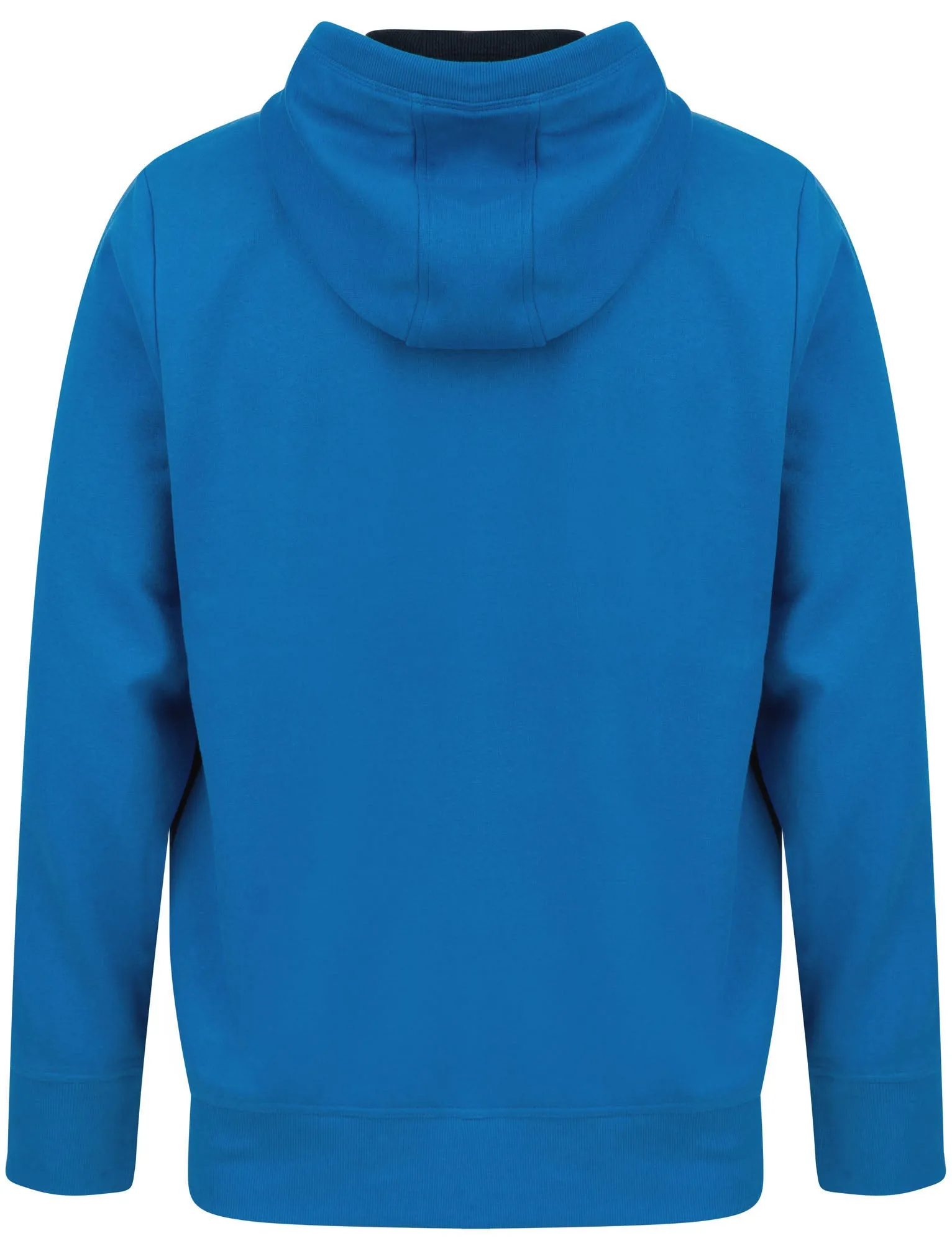 Carpenter Colour Block Zip Through Hoodie In Jet Blue - Tokyo Laundry