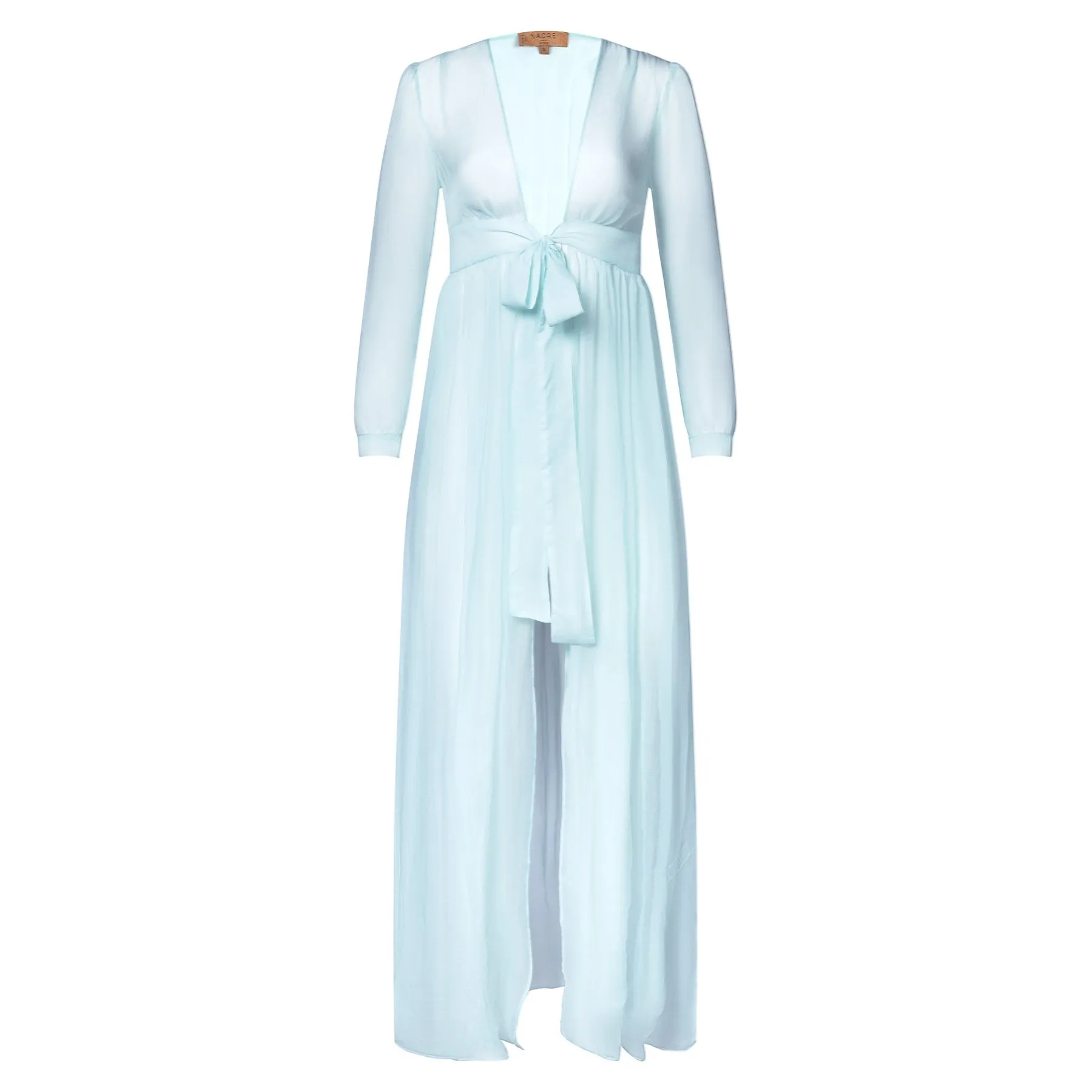 Chiffon dress pastel blue