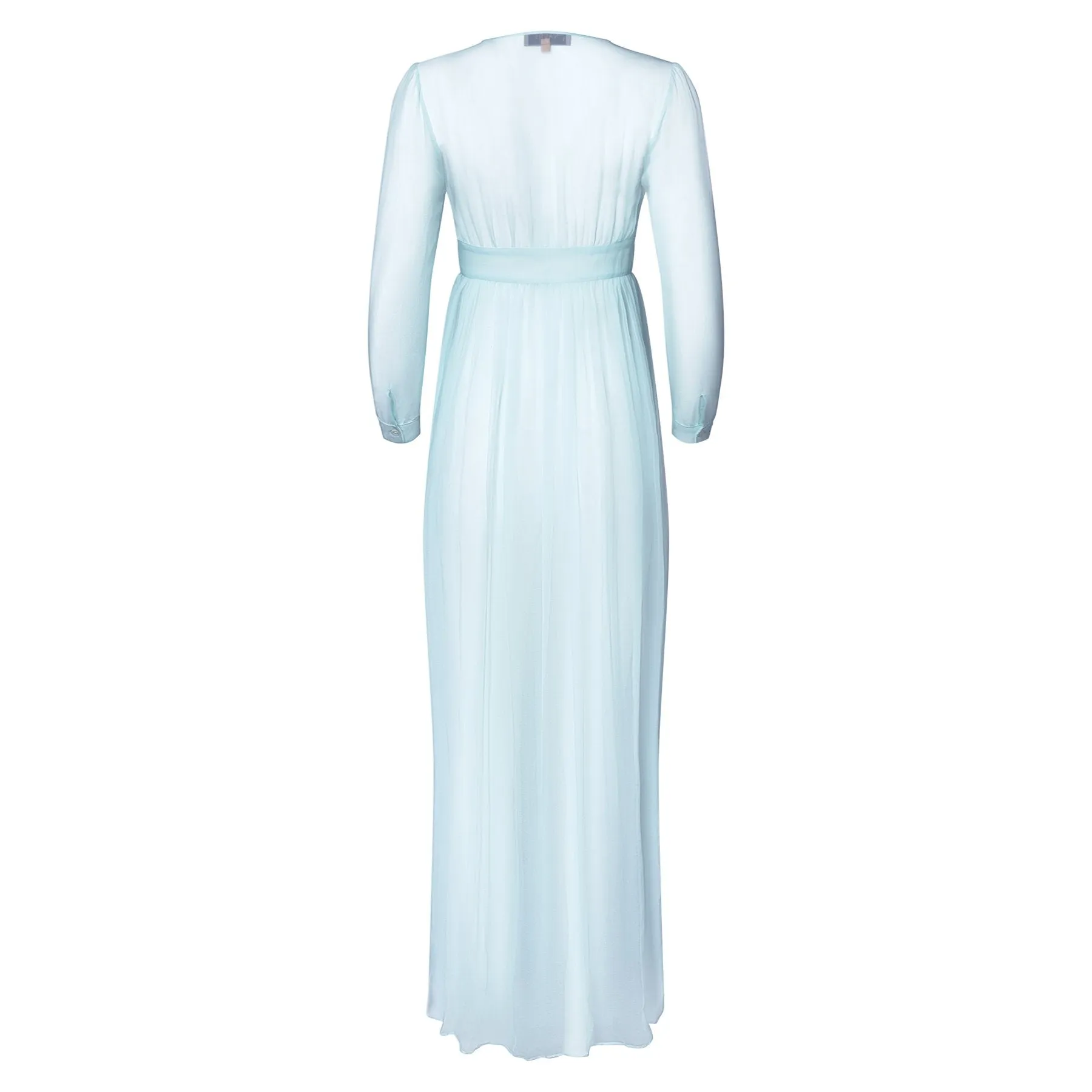 Chiffon dress pastel blue