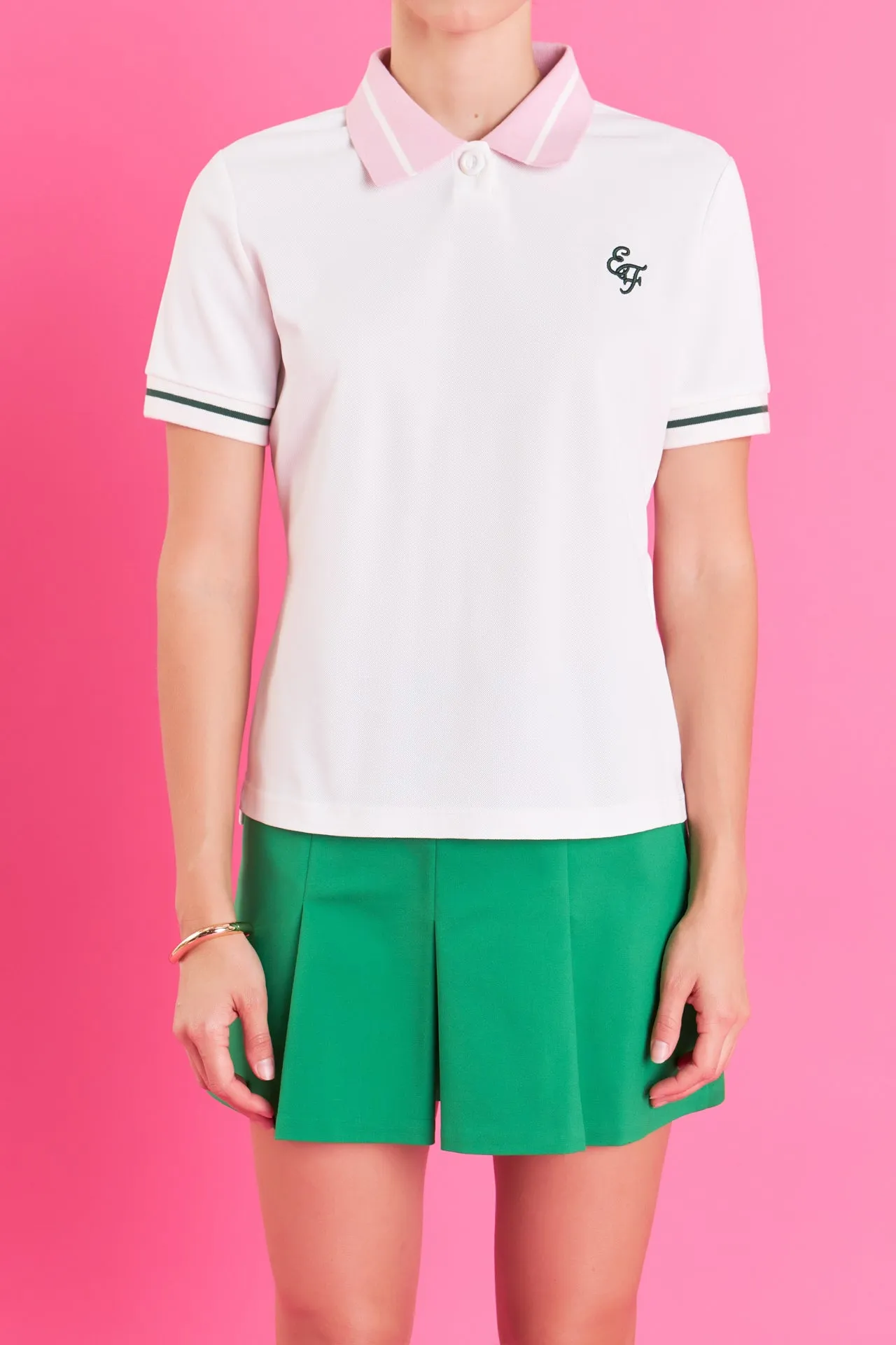 Color Block Polo Shirt