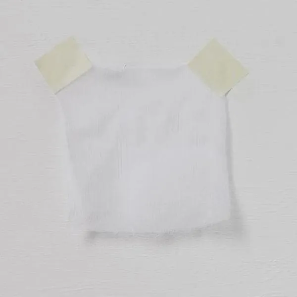 Crinkle Chiffon White