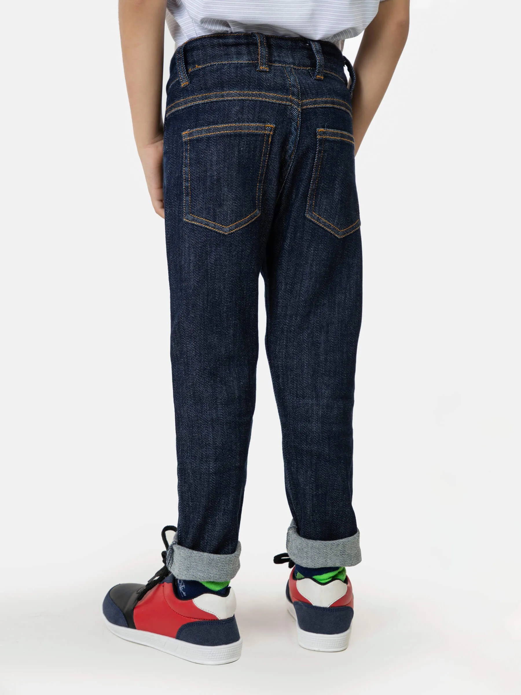 Dark Blue Slimfit Casual Jeans