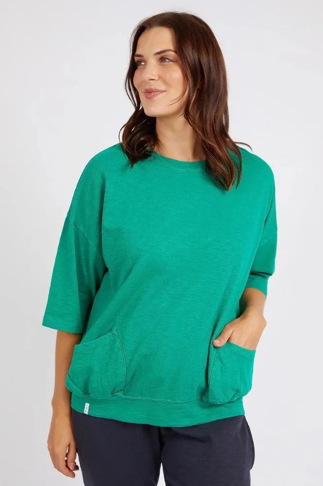 Elm Maizie Sweat Goodness Green
