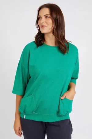 Elm Maizie Sweat Goodness Green