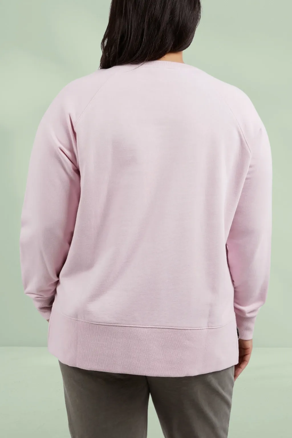 Elm Melbourne Crew Powder Pink
