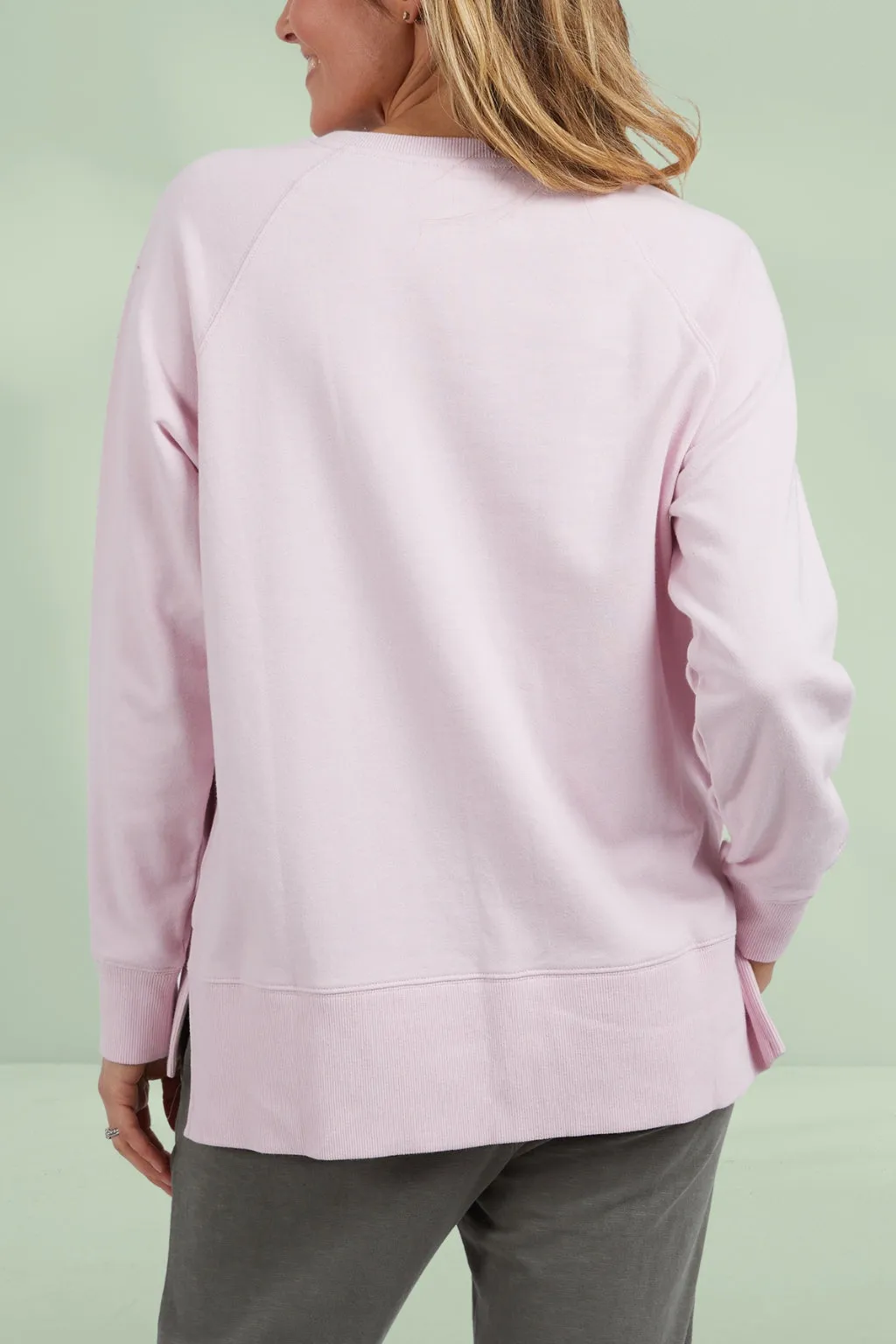 Elm Melbourne Crew Powder Pink