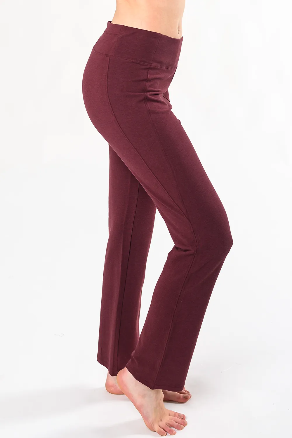 Emory Pull On Bamboo Pant - Wine