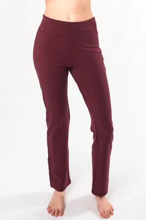 Emory Pull On Bamboo Pant - Wine