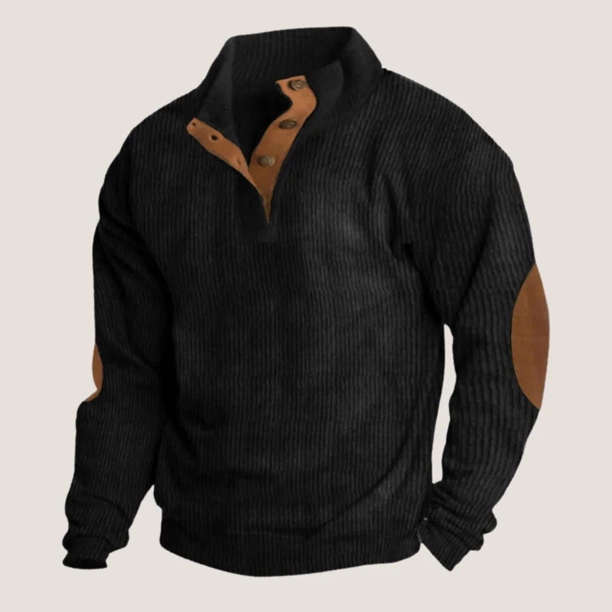 Ethan | Corduroy Sweatshirt with Collar