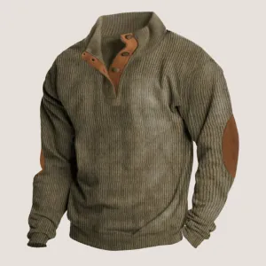 Ethan | Corduroy Sweatshirt with Collar