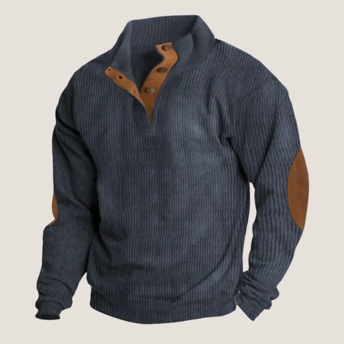 Ethan | Corduroy Sweatshirt with Collar