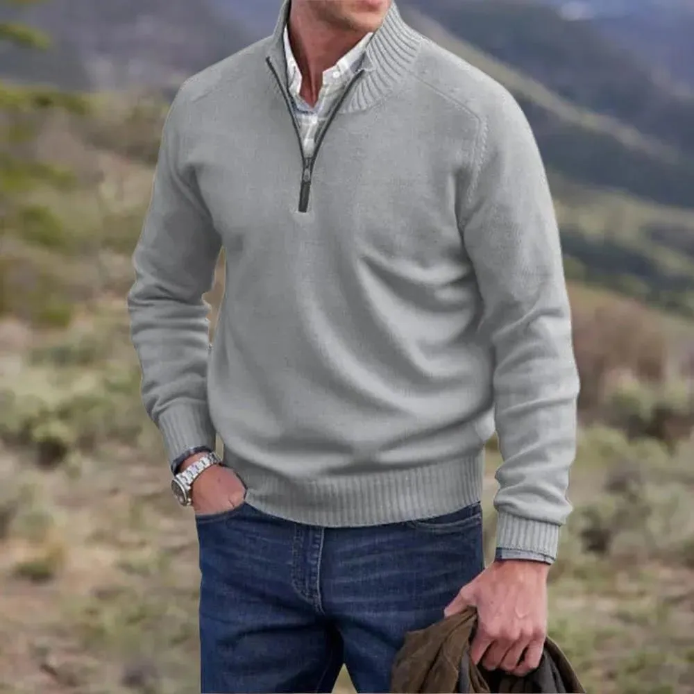 Ethan | Elegant Sweater with Zipper