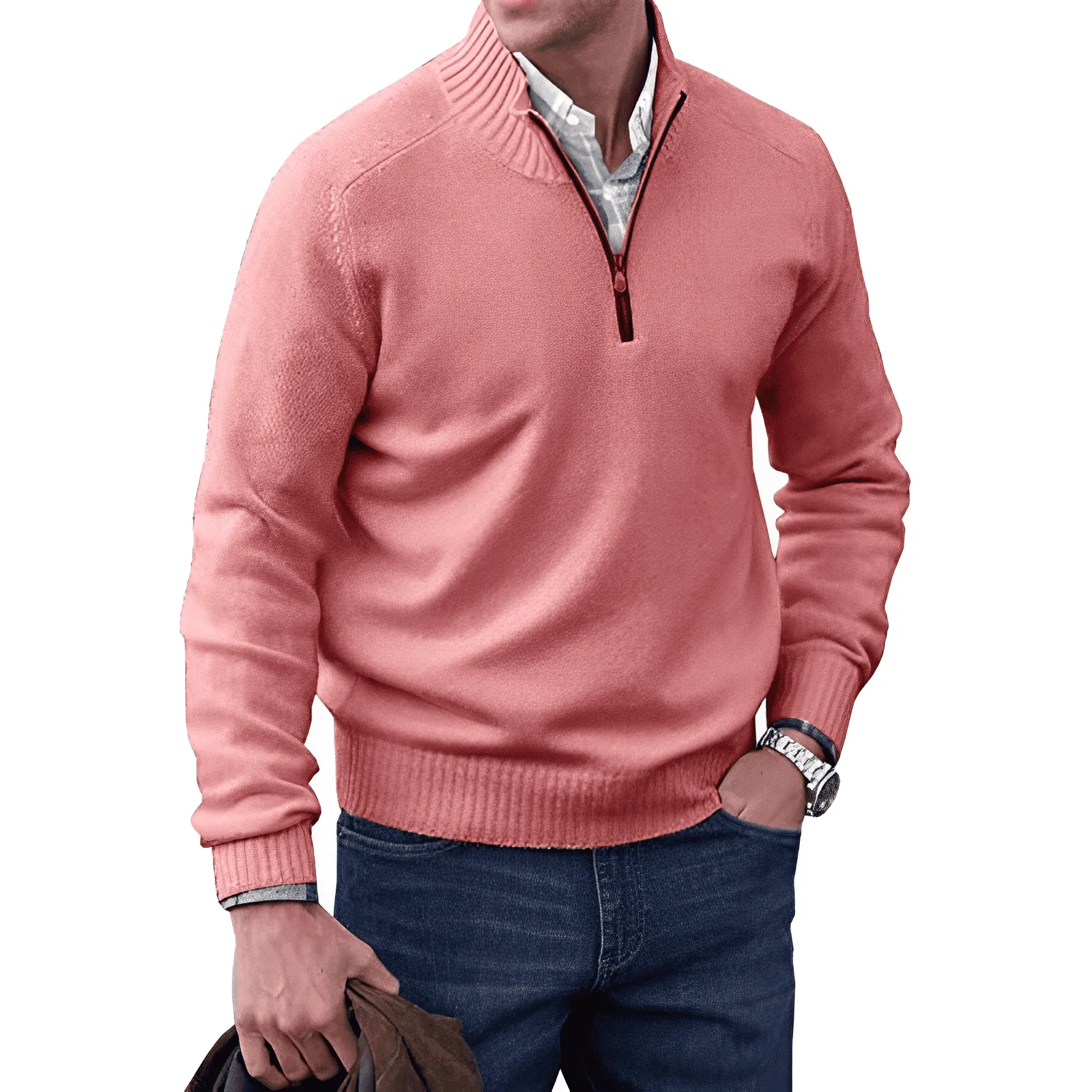 Ethan | Elegant Sweater with Zipper
