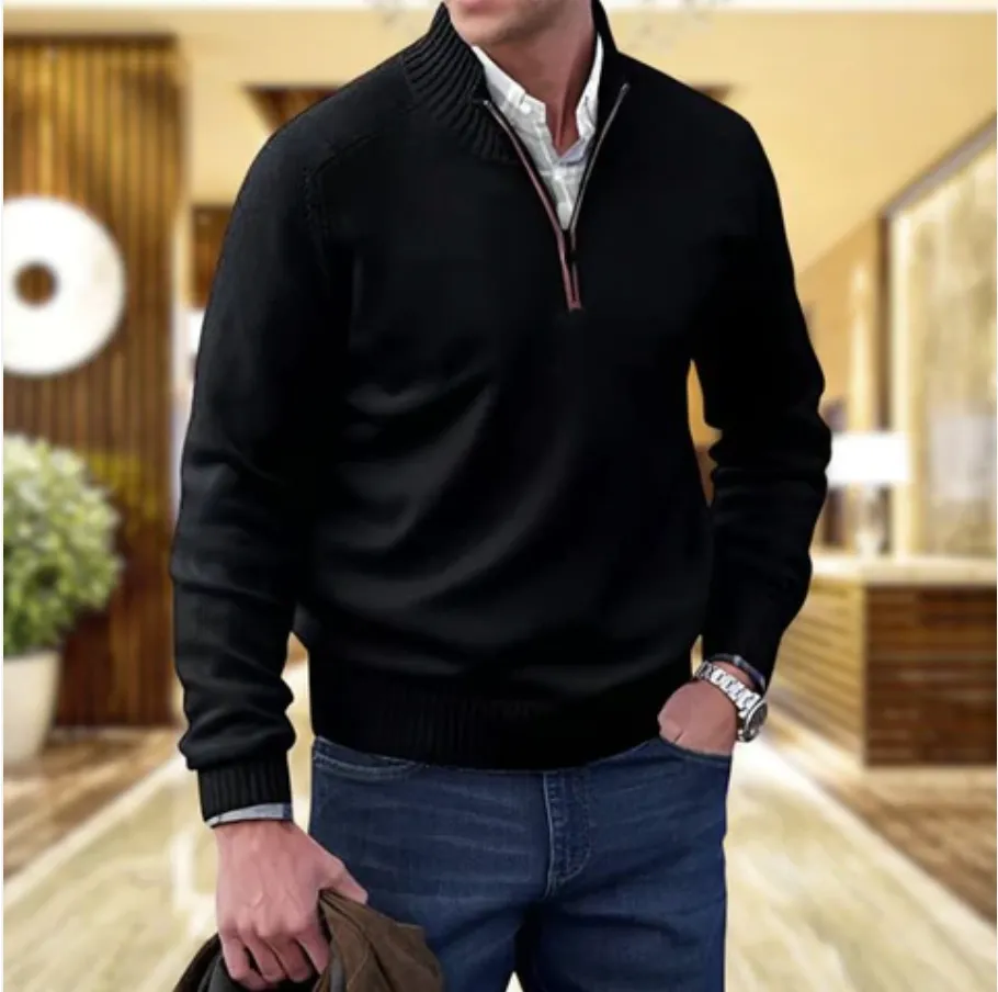 Ethan | Elegant Sweater with Zipper