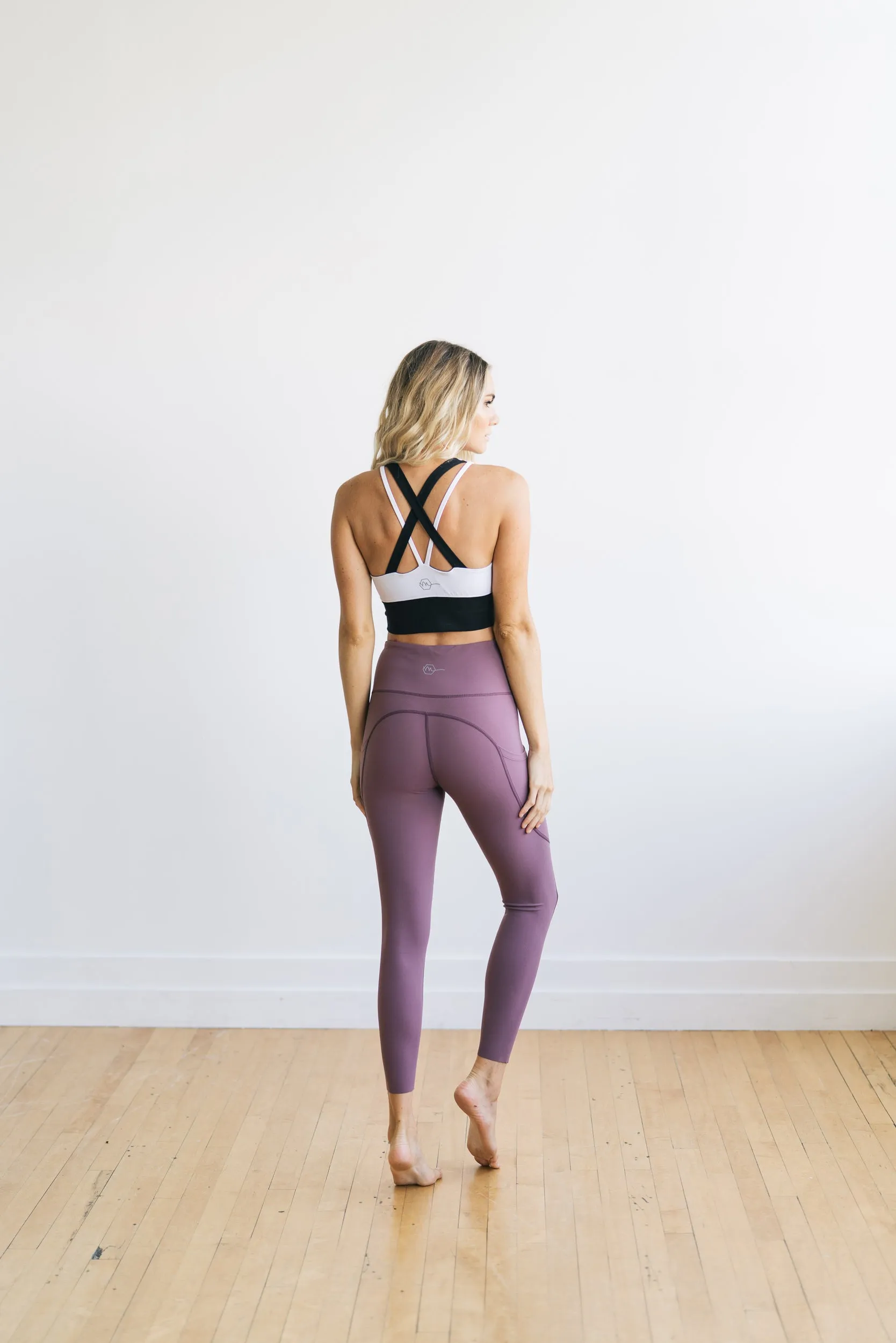 Focus Leggings - Muted Plum | MT LUXE