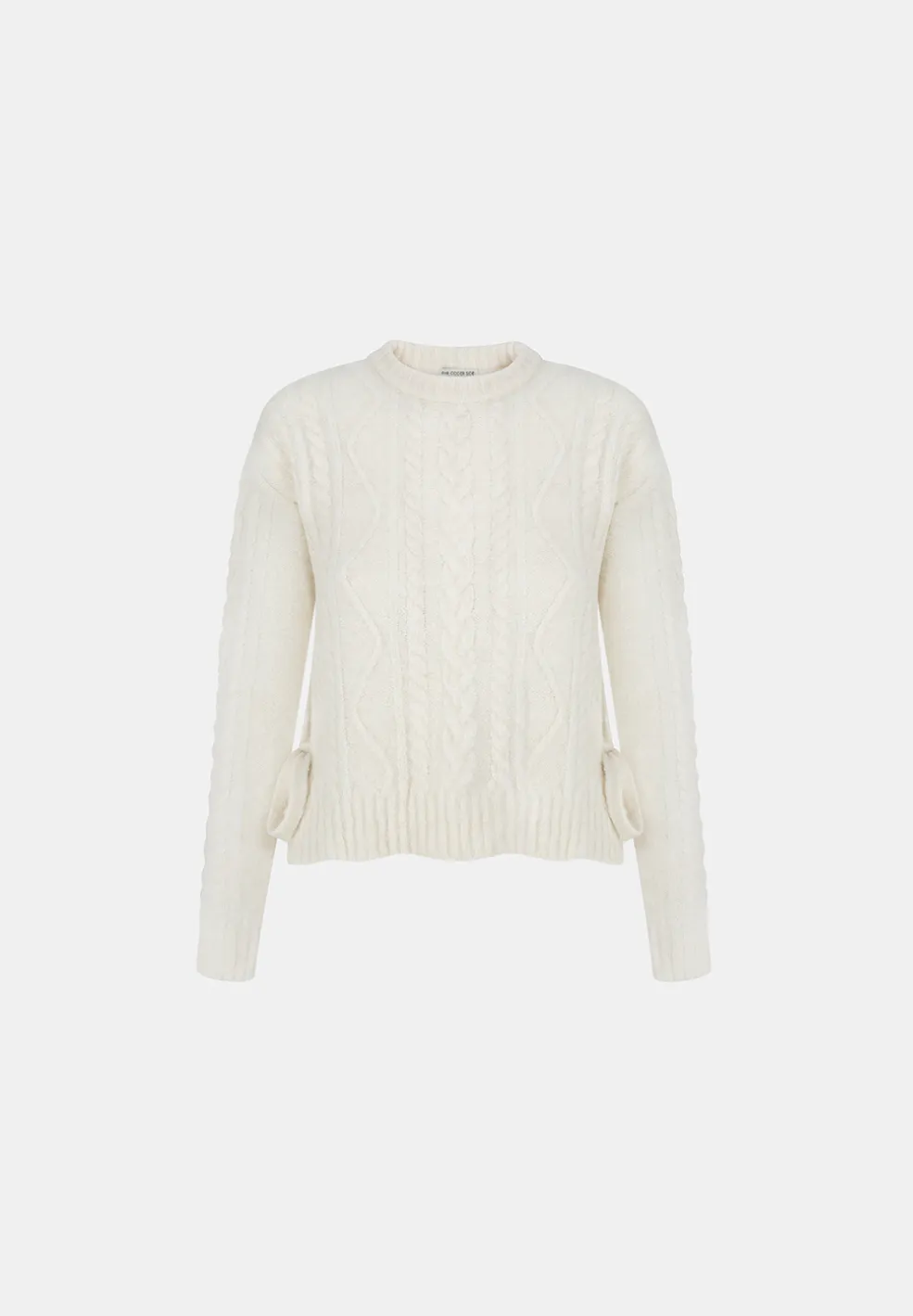 Harmony Chunk Knitted Sweater Ecru