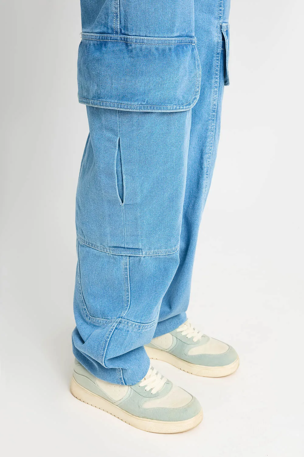 Ice Blue Men's Relaxed Cut Jeans
