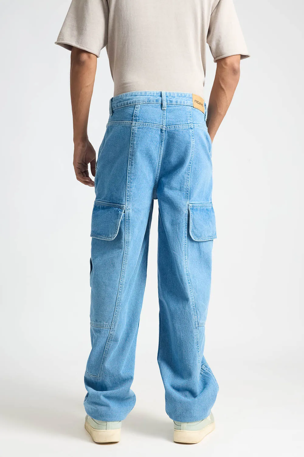Ice Blue Men's Relaxed Cut Jeans
