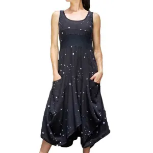 Inizio Magic Black Dot 2 Pocket Dress