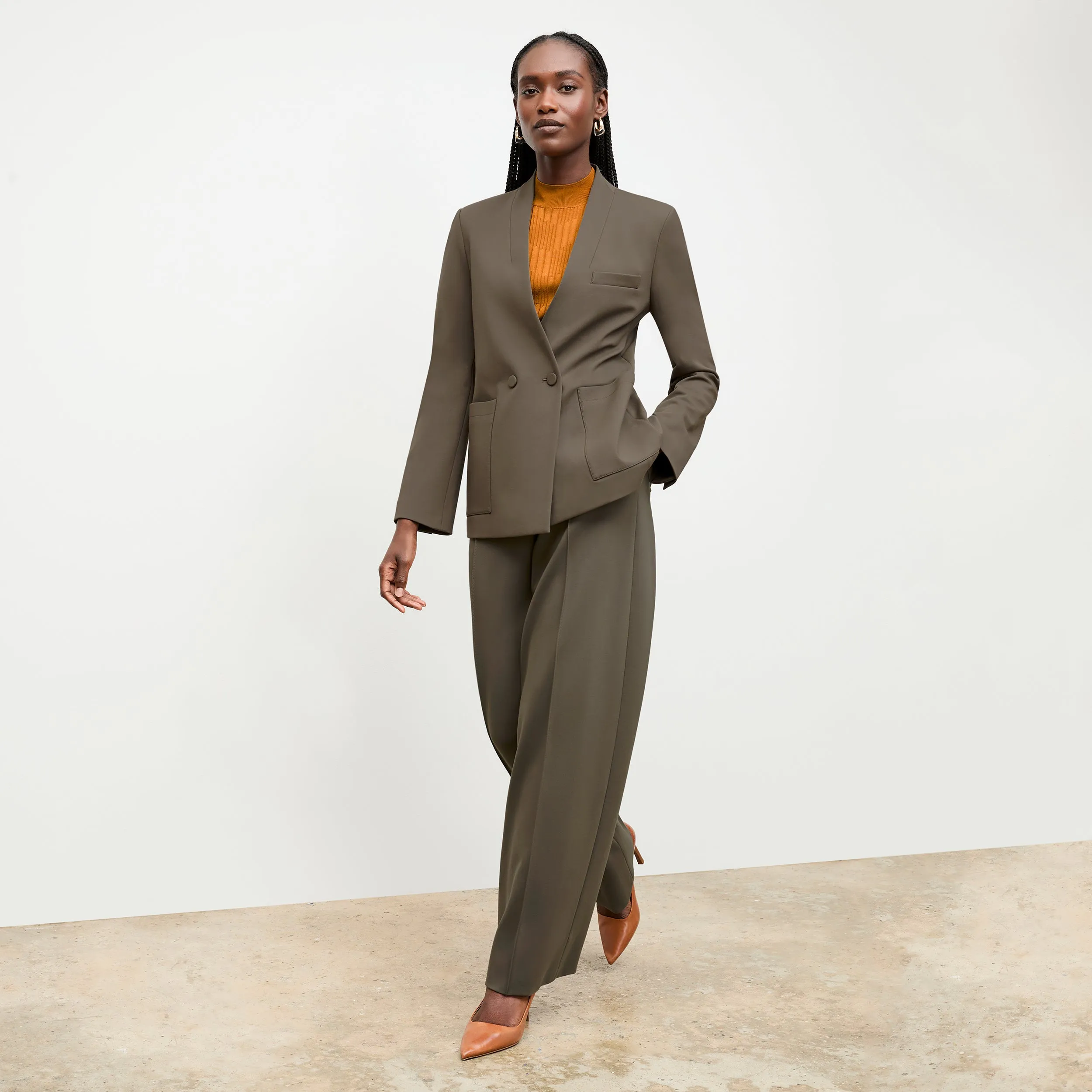 Jordan Trouser - Light Ponte :: Ash