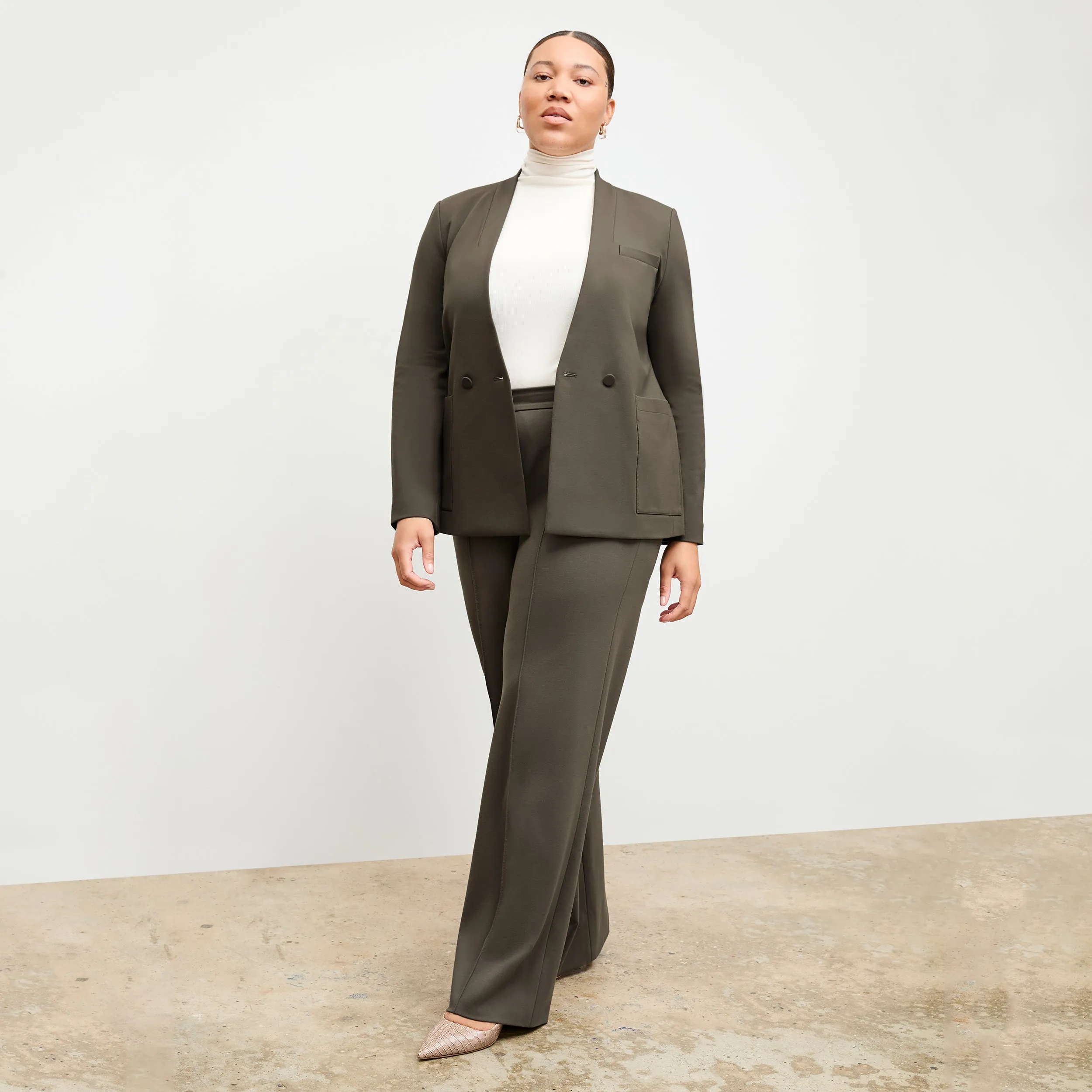 Jordan Trouser - Light Ponte :: Ash