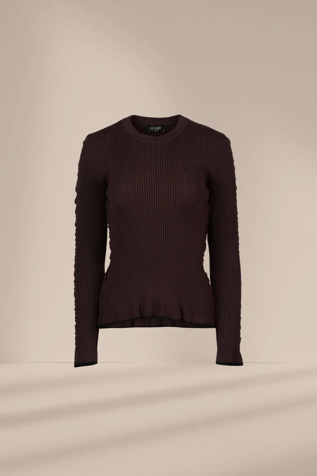 Knewe Luxe Sweater Chocolate Black