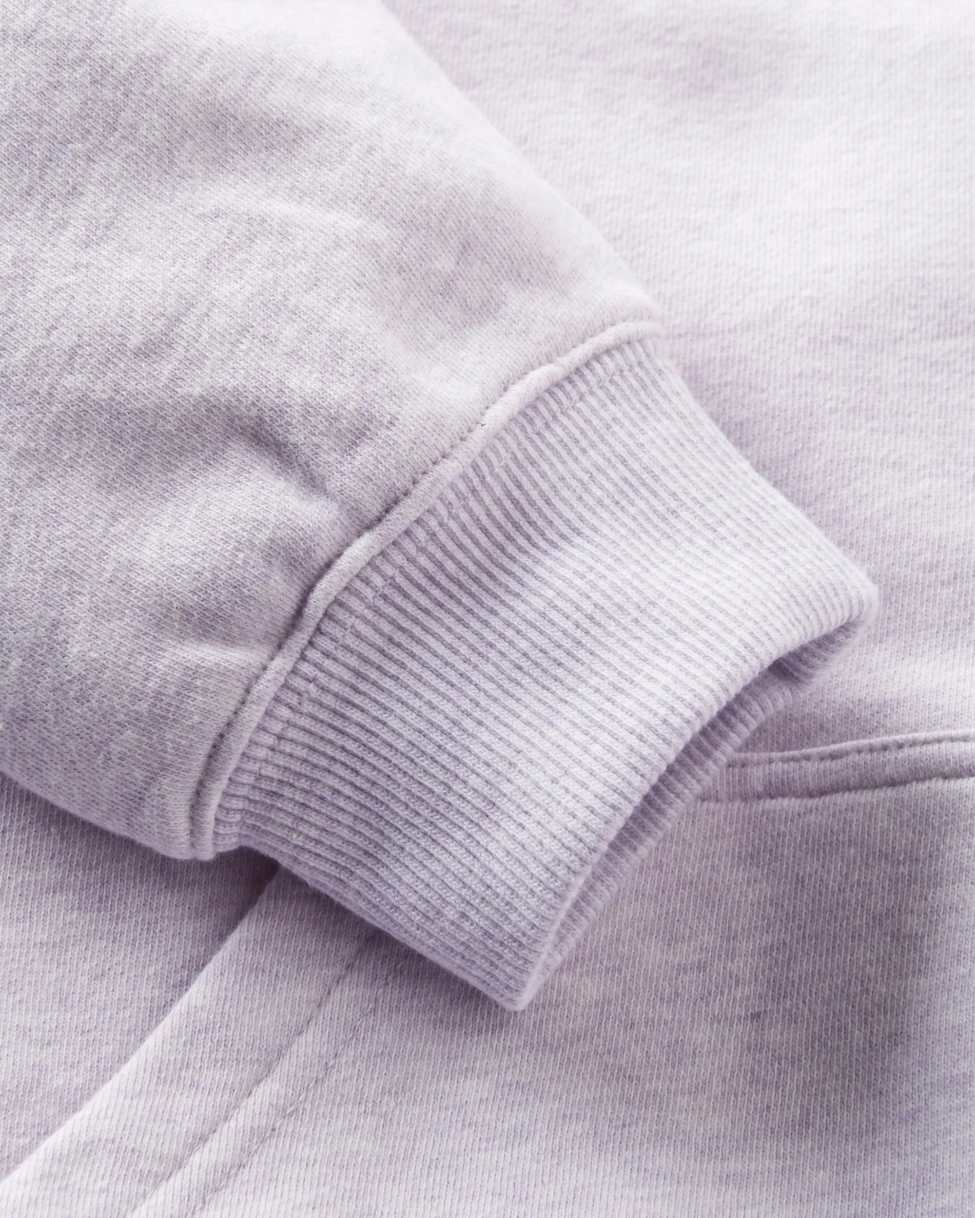 Laidback Organic Cotton Hoodie - Lilac Mist Marl