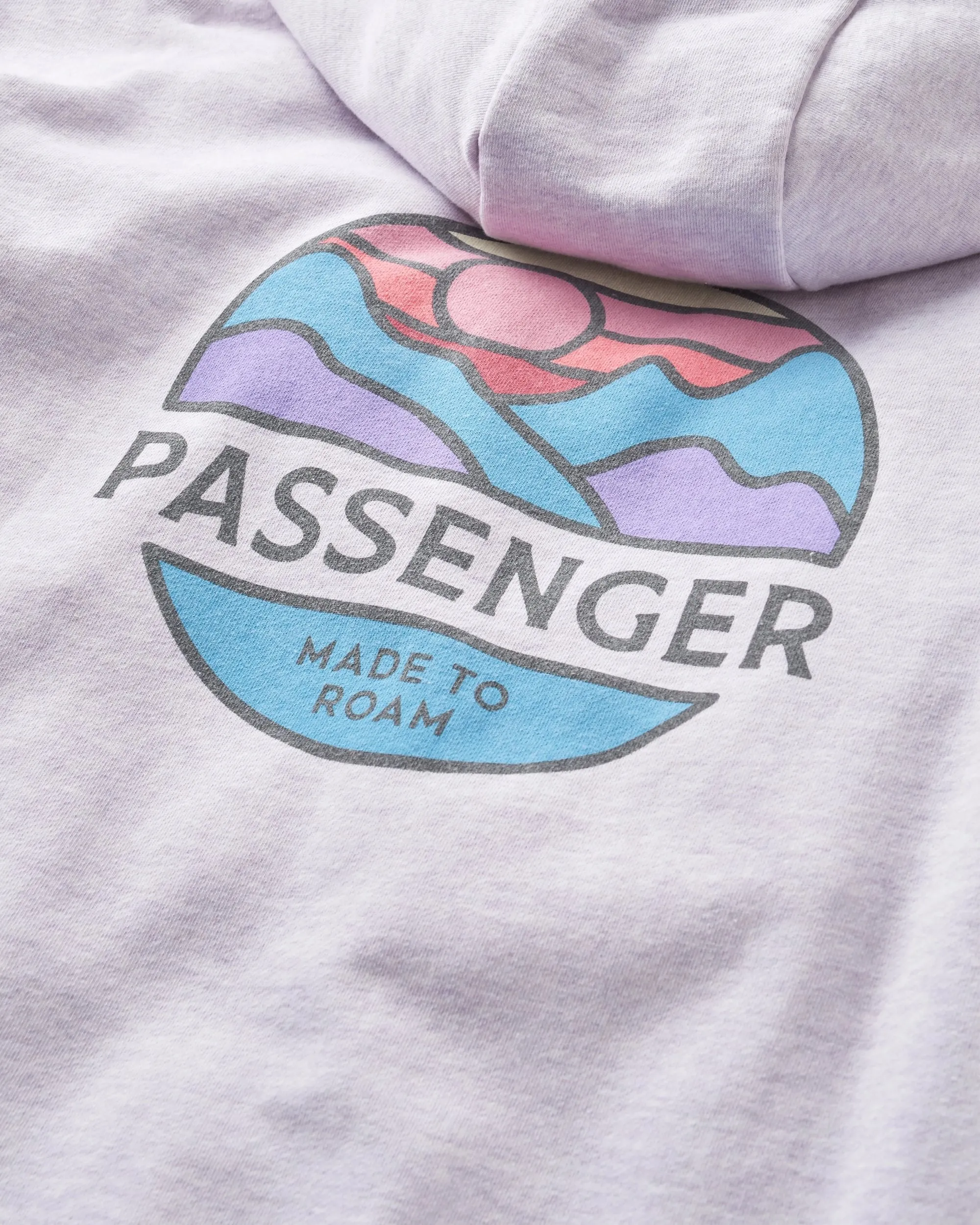 Laidback Organic Cotton Hoodie - Lilac Mist Marl