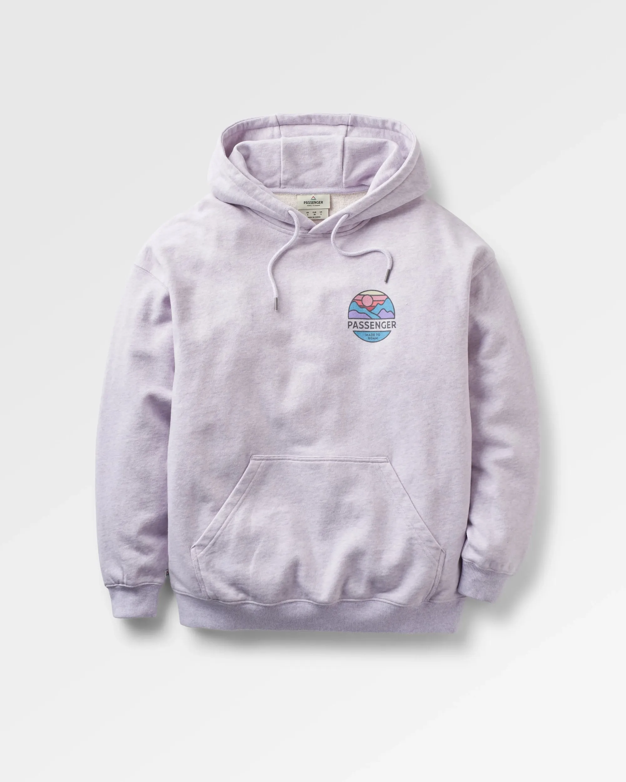 Laidback Organic Cotton Hoodie - Lilac Mist Marl