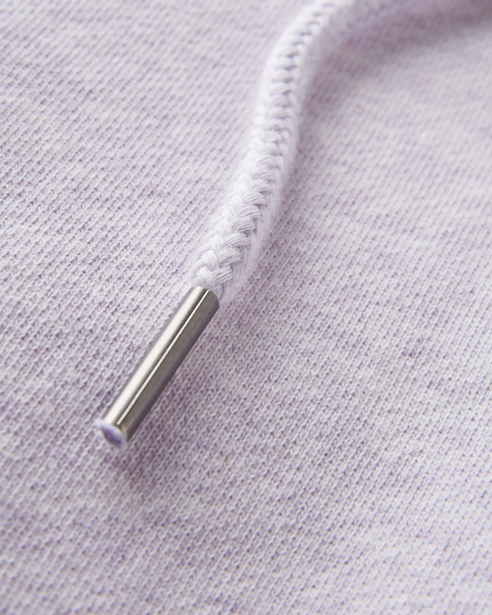 Laidback Organic Cotton Hoodie - Lilac Mist Marl