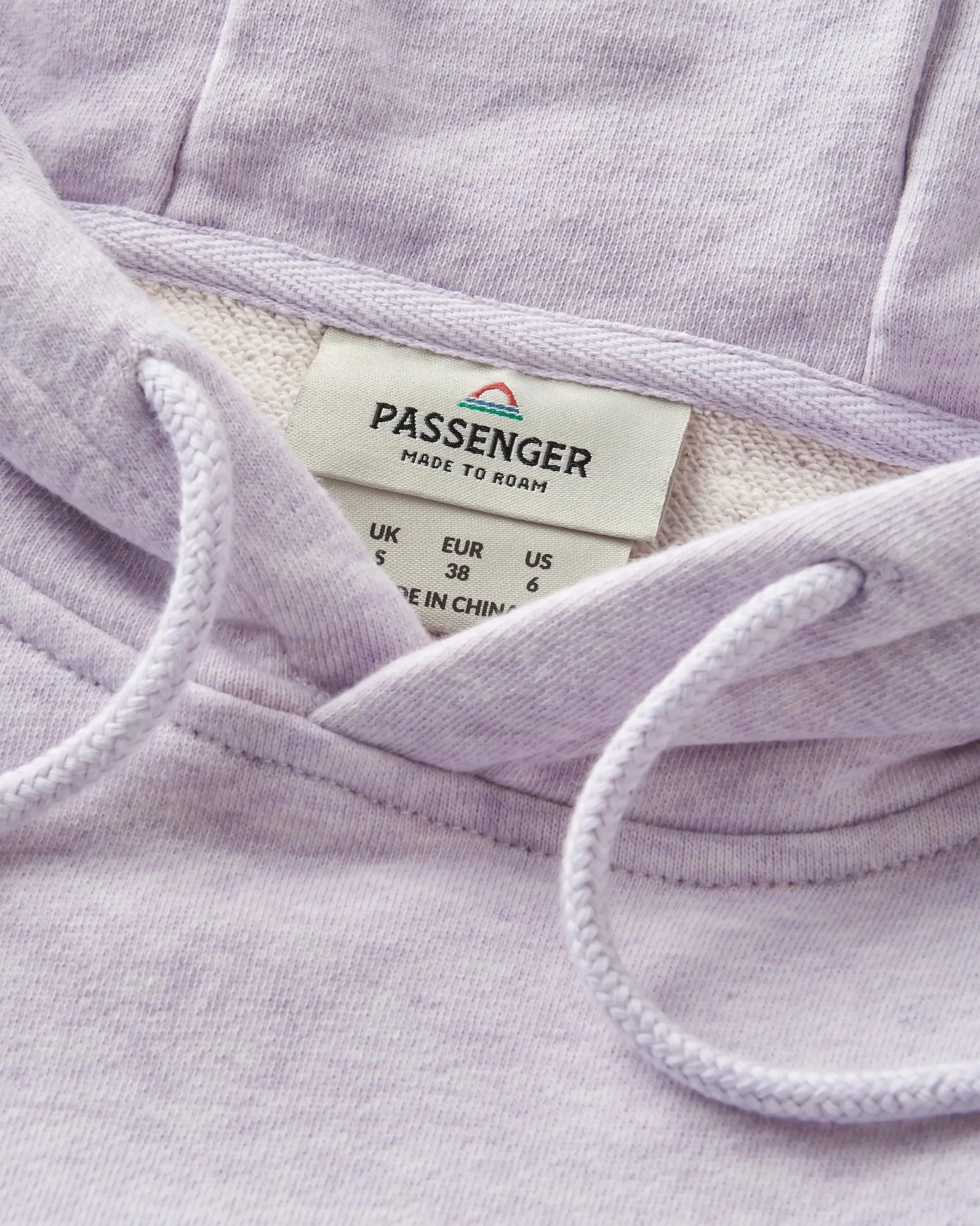 Laidback Organic Cotton Hoodie - Lilac Mist Marl