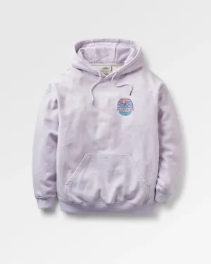 Laidback Organic Cotton Hoodie - Lilac Mist Marl