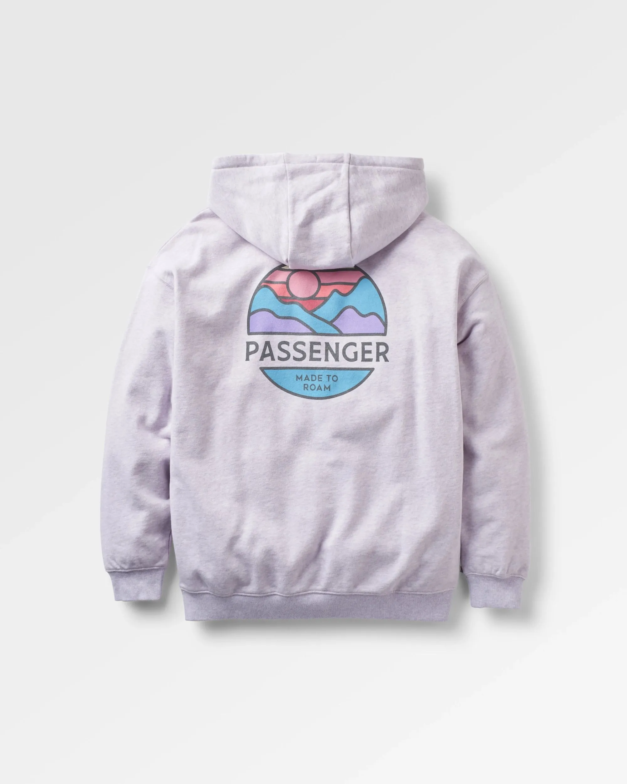 Laidback Organic Cotton Hoodie - Lilac Mist Marl