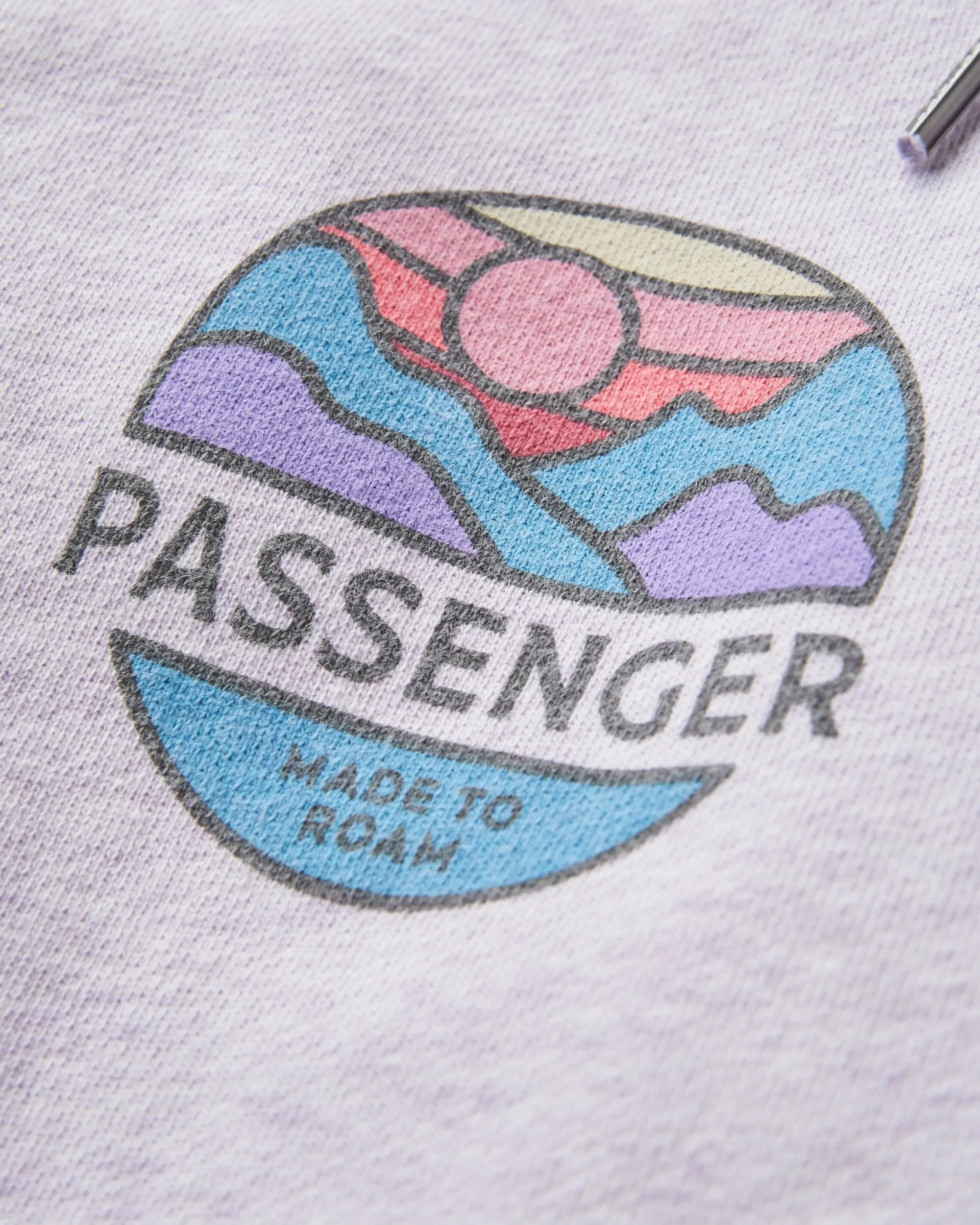 Laidback Organic Cotton Hoodie - Lilac Mist Marl