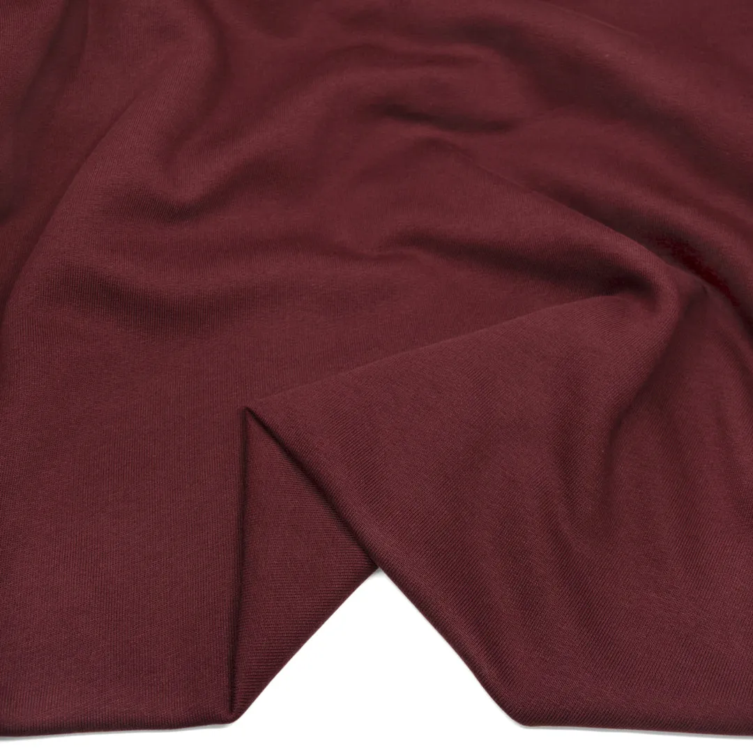 Laidback Organic Cotton Sweatshirt Fleece - Mulberry
