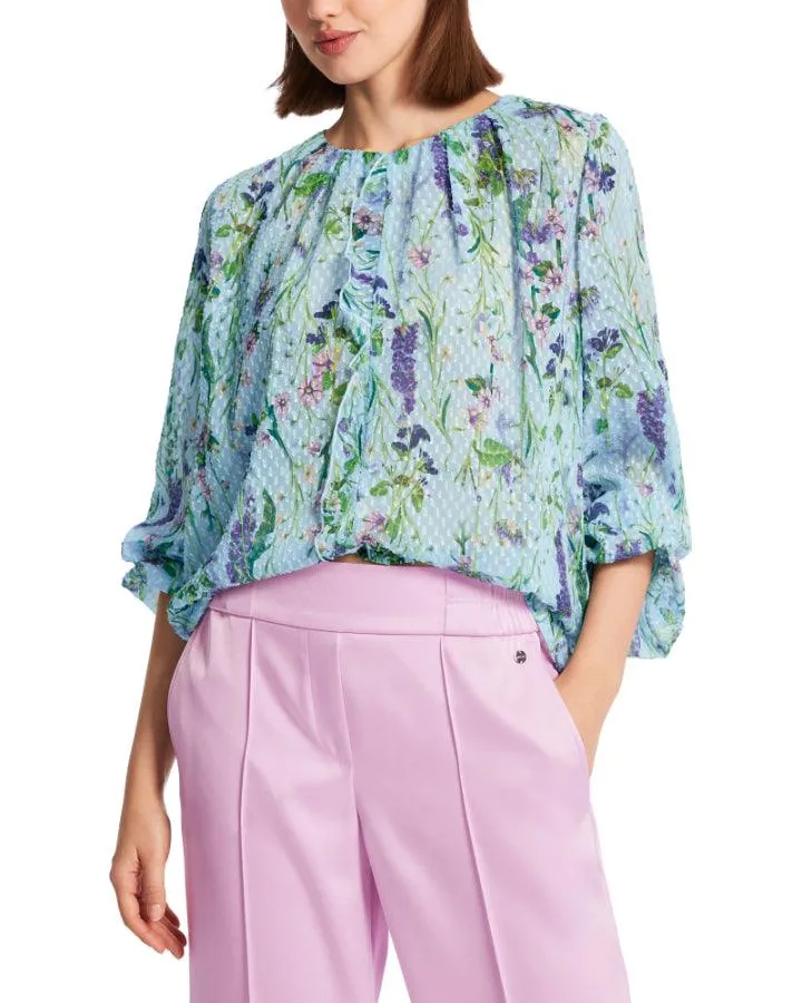 Marc Cain Floral Design Blouse