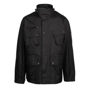 Mens Barbour International Black Motor Shirt Jacket