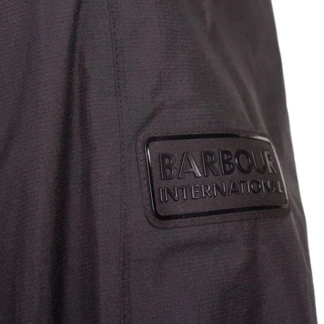 Mens Barbour International Black Motor Shirt Jacket